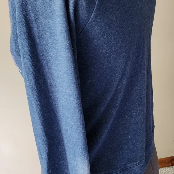 Star Wars Blue Graphic Crop Long Sleeve Sweatshirt - Picture 3 of 5